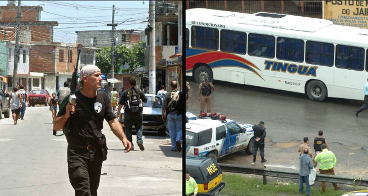 Buss, Rio de Janeiro, Brasilien, Våldtäkt 
